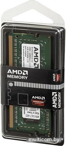 Оперативная память AMD 4GB DDR3 SO-DIMM 1600 МГц R534G1601S1S-UG