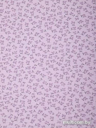 Постельное белье Luxsonia Трикотаж на резинке 180x200 2418 (цветочный розовый)