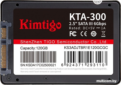 SSD Kimtigo KTA-300 240GB K240S3A25KTA300