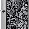 Зажигалка Zippo Jungle Design Street Chrome 48567