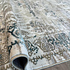 Ковер для жилой комнаты Radjab Carpet Бьянка Прямоугольник D008A 10633RK-B (4x5, Cream Shirink/Blue Fdy)