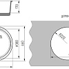 Кухонная мойка Mixline ML-GMS08 551122 (черный)
