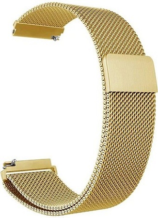 Браслет Rumi Milanese loop металлический 24 мм (золотистый)