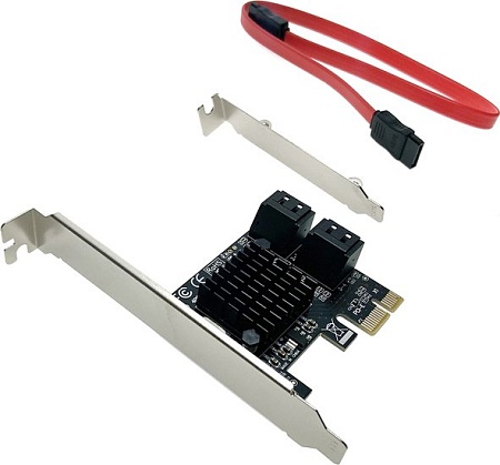 Плата расширения SATA Espada PCIe4SATA3ASM