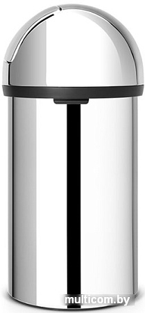 Brabantia Push Bin 60 л (стальной полированный)