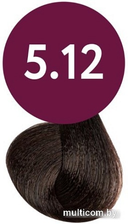Масло для окрашивания Ollin Professional Megapolis Безаммиачное 5/12 (50мл, светлый шатен пепельно-фиолетовый)