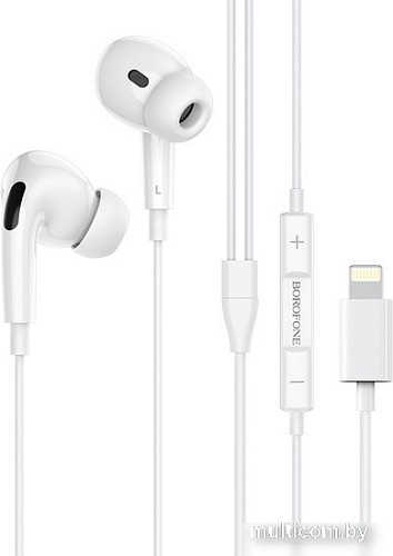 Наушники Borofone BM30 Pro Lightning (белый)