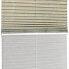 Плиссе Delfa Mirror СПШ-3903/3504 Basic Transparent (68x215, серый/белый)