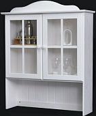 Шкаф-витрина Диприз Lena Д.73043.2 (белый воск)