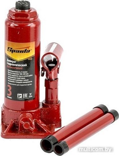 Бутылочный домкрат Sparta 50322 3т