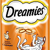 Лакомство для кошек Dreamies лакомые подушечки с курицей 140 г