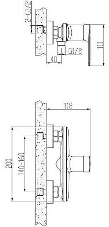 Смеситель Esko Baku BK 80