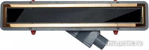 Трап/канал Pestan Confluo Premium Black Glass Line 450 Gold