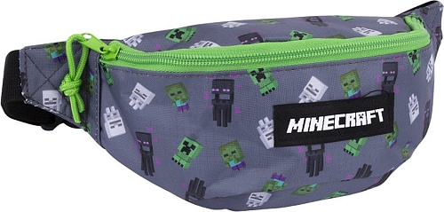 Сумка на пояс Astra Minecraft 506021201 (серый/зеленый)