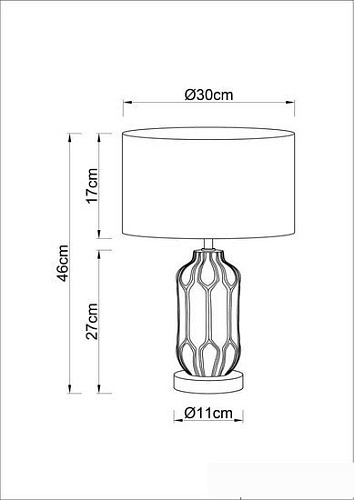 Настольная лампа Arte Lamp A4016LT-1BK