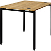 Стол Millwood Лофт Сиэтл ДТ-5 160x70x75 (дуб золотой Craft/черный)