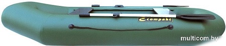Гребная лодка Leader Boats Компакт 240 0082172 (зеленый)