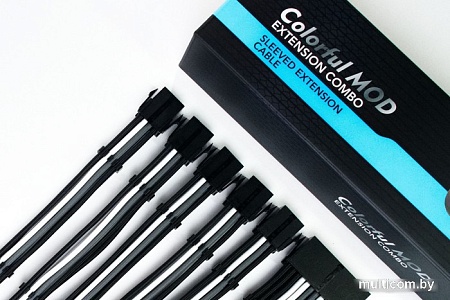 Кабель Qingsea Colorful MOD Extansion Combo QHM-0801 (черный/серый/белый)