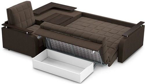 Угловой диван Moon Trade Карина 044 002938 (левый, коричневый)