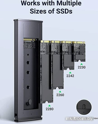 Бокс для накопителей M.2 Ugreen CM578 15512