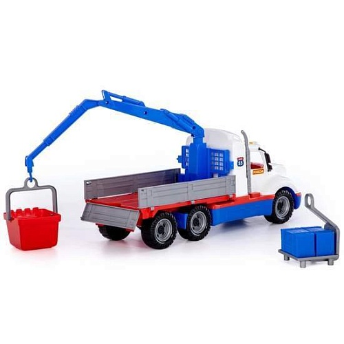 Автомобиль с краном Полесье Майк автомобиль-кран с манипулятором 94308