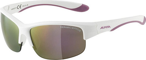 Солнцезащитные очки Alpina Flexxy Youth HR A8652310 (white-purple/ceramic mirror pink)