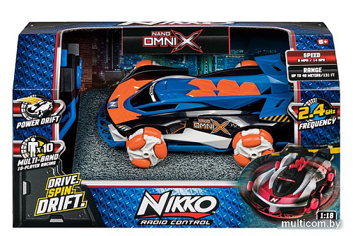 Автомодель Nikko Nano Omni X Future Blue 10202