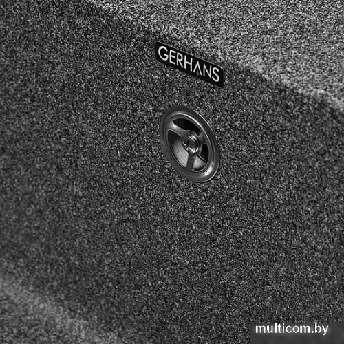 Кухонная мойка Gerhans В19 (графит)