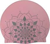 Шапочка для плавания Elous EL009 (мандала, розовый)