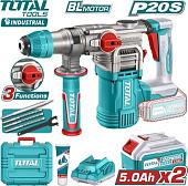 Перфоратор Total TRHLI202885 (с 1-им АКБ, кейс)