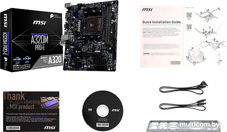 Материнская плата MSI A320M PRO-E