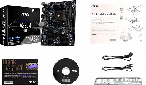 Материнская плата MSI A320M PRO-E