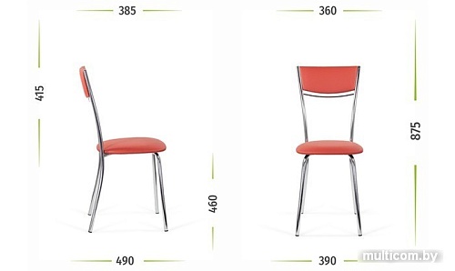 Стул UTFC Бистро М BL (S-0420, светло-голубой)