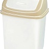 Мусорное ведро Эльфпласт Ромашка EP108 5 л (слоновая кость/бежевый)
