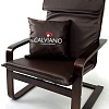 Интерьерное кресло Calviano Soft 1 (коричневый PU)