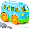 Конструктор Полесье 78995 Автобус малый (голубой)