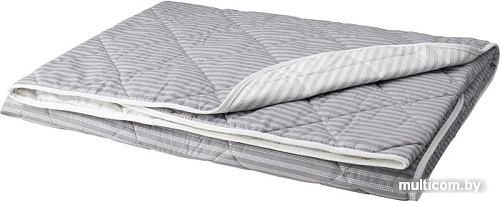 Покрывало Ikea Аксвероника 180x220 903.621.10 (полоска, серый)
