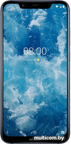 Смартфон Nokia 8.1 (индиго/серебристый)