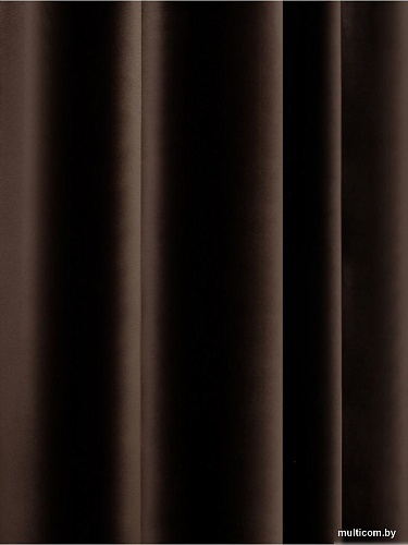Комплект штор Soft Lines Бархат 9102G-E11 (220x260, шоколад)