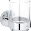 Стакан для зубной щетки и пасты Grohe Essentials 40447001 (хром)