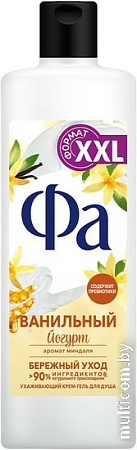 Fa Гель для душа Бережный уход Ванильный йогурт (450 мл)