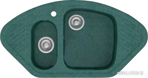 Кухонная мойка Polygran F-14 (зеленый)