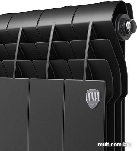 Алюминиевый радиатор Royal Thermo Biliner Alum 500 Noir Sable (6 секций)