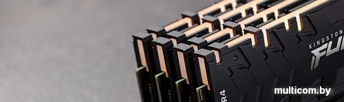 Оперативная память Kingston FURY Renegade RGB 4x8GB DDR4 PC4-24000 KF430C15RBAK4/32