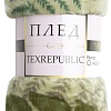 Плед Tex Republic Absolute Монстера и папоротник Фланель 150x200 35343 (зеленый)