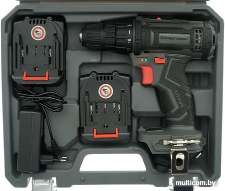 Дрель-шуруповерт Энергомаш ДШ-14К (с 2-мя АКБ, кейс)