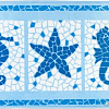 Коврик для ванной Tatkraft Marine Motifs 14916