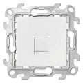 Розетка телефонная Simon 2410480-030 (белый)