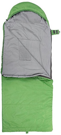 Спальный мешок Helios Toro Wide 200L (левая молния, салатовый)