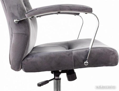 Офисное кресло Бюрократ T-9928SL Fabric (серый Italia 26/крестовина металл хром)